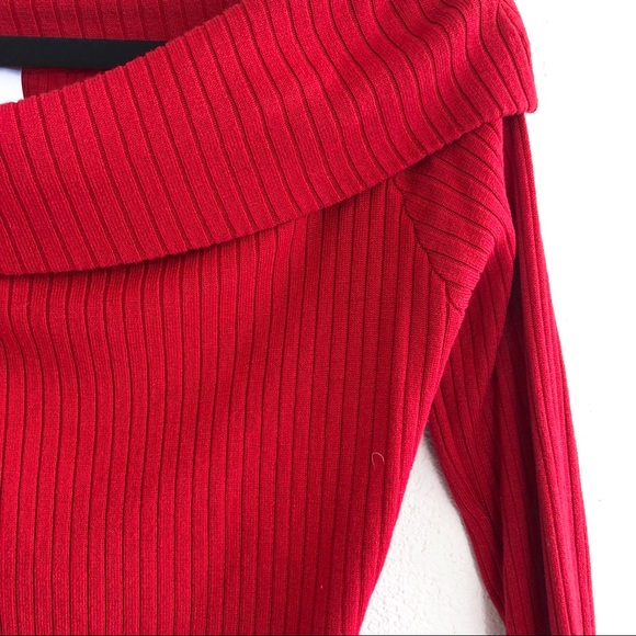 H&M Divided Off Shoulder Ribbed Top - Picture 3 of 4